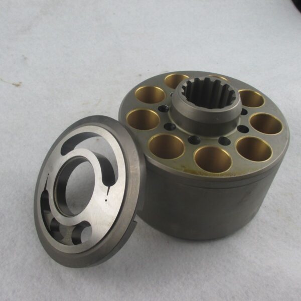 CYLINDER BLOCK WITH VALVE PLATE